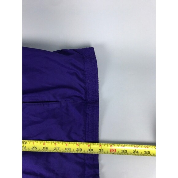 VTG Adidas Purple Activewear Alcorn Logo Sports Jacket Windbreaker Men's LARGE L - Picture 10 of 11